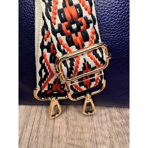 Wide Crossbody Strap Guitar Strap Woven Boho Bag Strap FAST SHIP - Picture 4 of 6